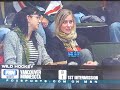 Petra and Mary at the Wild game on FSN