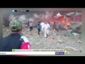 صور التفجير الذي وقع في سوق شعبي بمحافظة ديالي شمال بغداد وأدى لمقتل وجرح العشرات -Views : 1