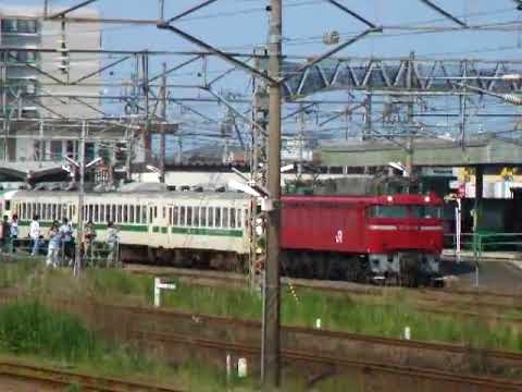 455系廃車回送＠岩沼駅