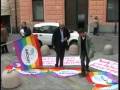 videos de ARCIGAY, PROTESTA DAVANTI ALLA CURIA DI GENOVA (PrimoCanale - 3 dic 08)
