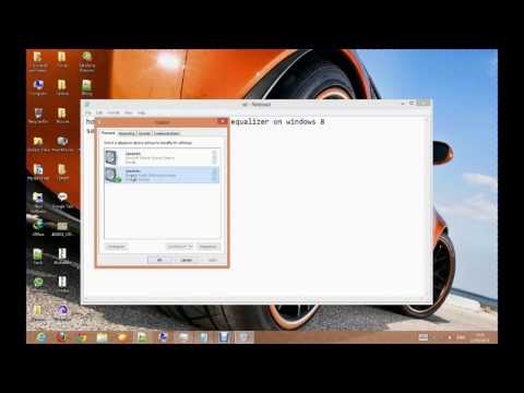 how to adjust eq on windows 7