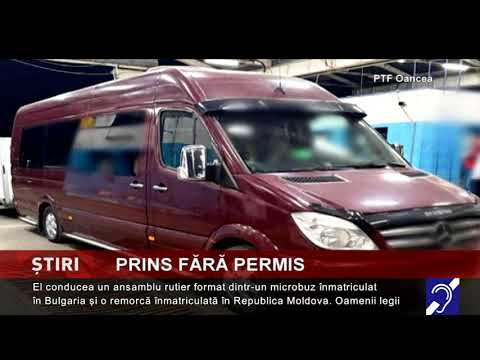 Cetățean moldovean depistat conducând fără permis