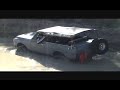 Old 71 Chevy K5 Blazer in high muddy water Old 71 Chevy K5 Blazer in high muddy water