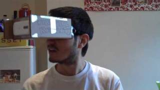 Realidad Virtual con un casco de Carton y un HTC Magic