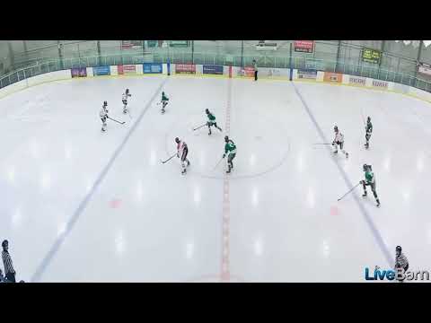 Matteo Andrew Defence. Joins the rush. Barries it far side.