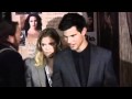 Twilight: New Moon stars Taylor Lautner and Kristen Stewart walk the red carpet in Knoxville