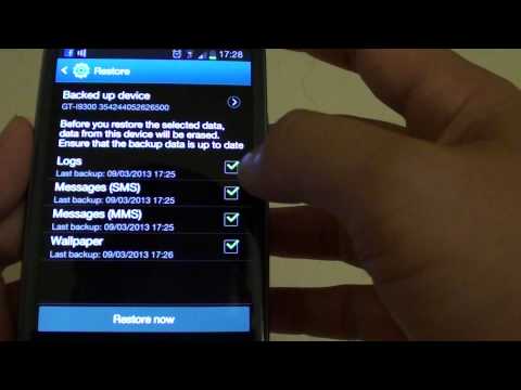 how to recover text messages on samsung galaxy s3
