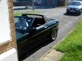 Clive backing the TVR out quietly Clive backing the TVR out quietly