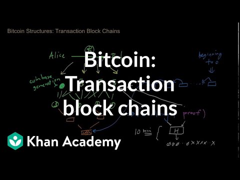 Bitcoin: Transaction block chains