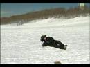 Reporter Taken Down By Sled