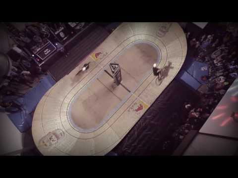 Fixed gear competition in the world's smallest velodrome