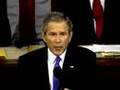 George Bush tries to give a speech...