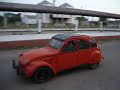 el citroen a cuerda por las calles de bragado