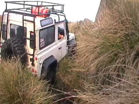 RC Defender 90 testing Proline TSL Super Swampers
