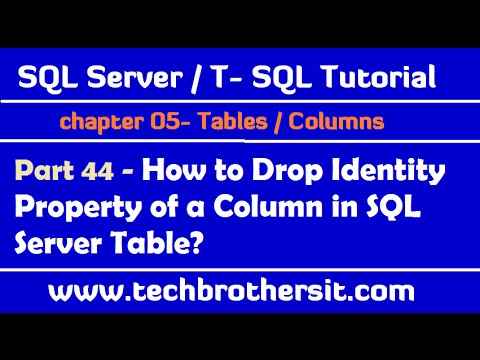 how to define identity column in sql server