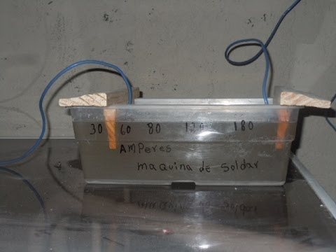 maquina de soldar casera - aqui les demuestro como hacer una maquina de soldar avase de sal y agua.
