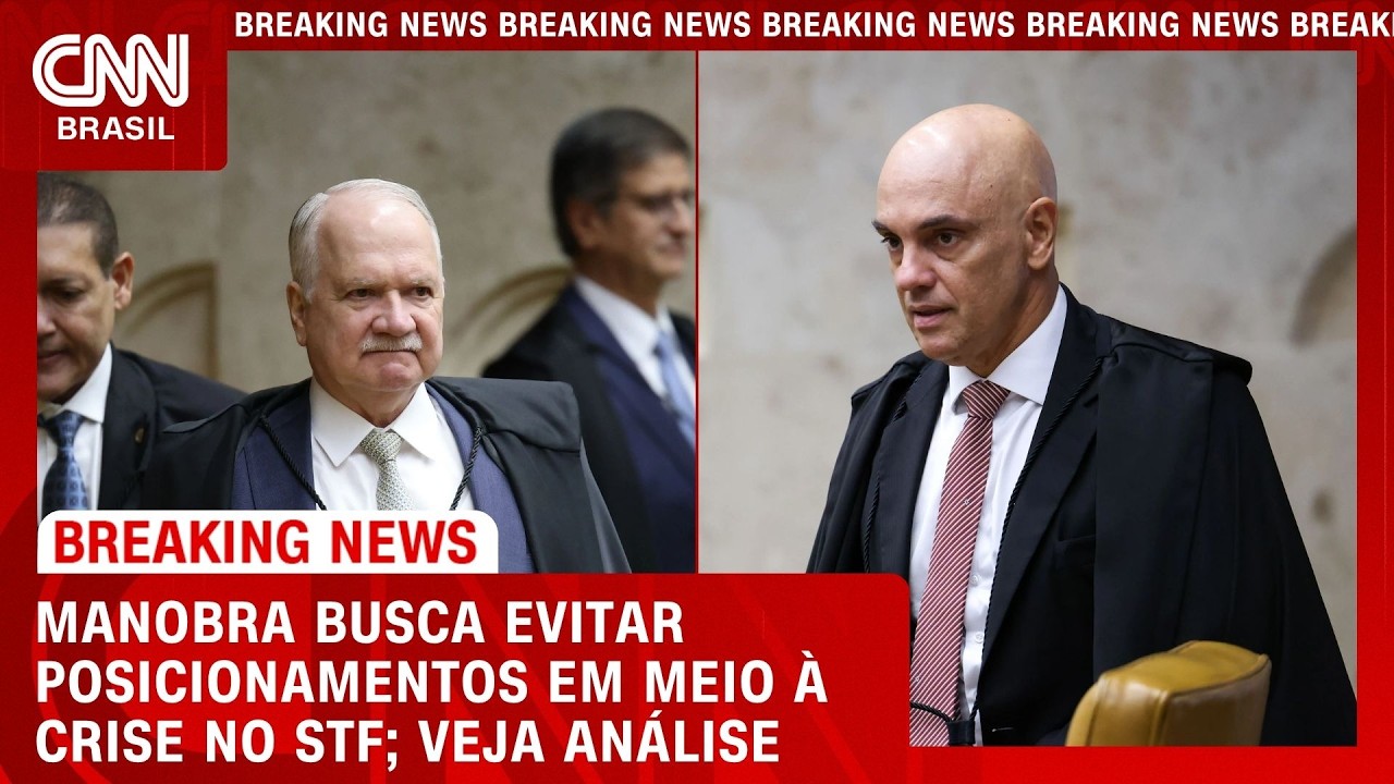 Decisão indica tentativa de evitar posicionamentos em meio à crise no STF | LIVE CNN