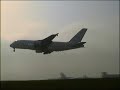 Airbus A380 Go-Around at EGNX