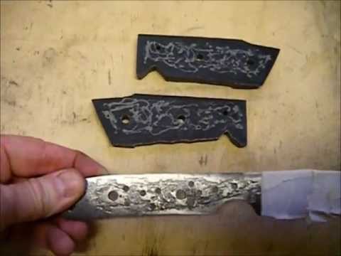 how to fasten knife handles