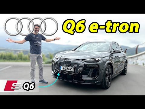 Audi Q6 e-tron driving REVIEW with SQ6 - better pick than Porsche Macan EV?