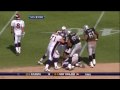 Richard Seymour pulling Broncos Ryan Clady's hair