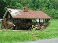 Kubota L3400 pulling down old house Kubota L3400 pulling down old house
