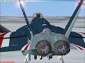 Flying the Boeng F/A- 18 - Perfect VFR Landing