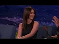 her previous billboard was too busty, so jennifer had to keep her gals under wraps this time. more conan @ http://teamcoco.com/video team coco is the officia...