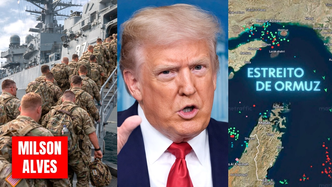 ÚLTIMAS: Trump inicia BLOQUEIO em ORMUZ, Irã paga a conta