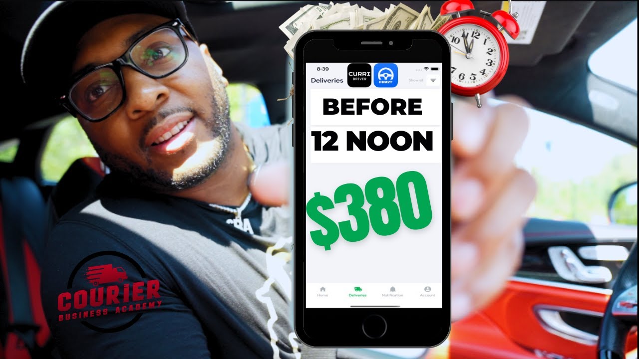 Medical Courier Money in Real Time!! $380 Before Noon!!