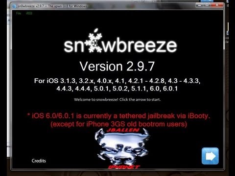 2.9.6 - http://jballeniphone.blogspot.com.es/2012/11/sn0wbreeze-para-hacer-jailbreak-ios-6-y.html http://www.mediafire.com/view/?khjt1x4cjig472y ibooty 3gs http://ww...