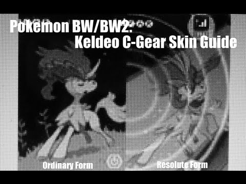 how to get keldeo c gear skin