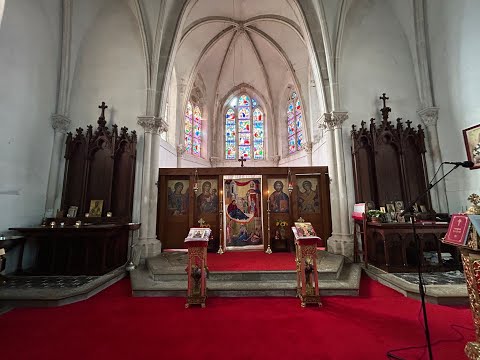 ⭕Live: Sfânta Liturghie în Duminica dinaintea Înălțării Sfintei Cruci – mănăstirea Godoncourt