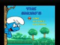 the intro for 'the smurfs' on the super nintendo entertainment system.