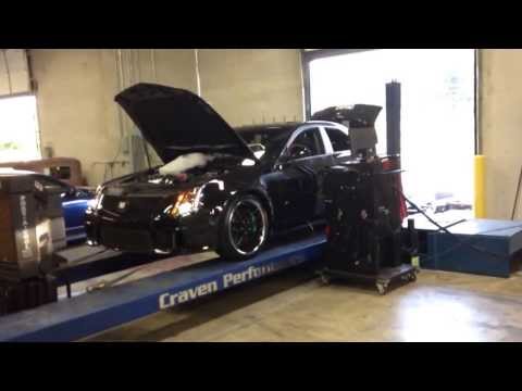 Craven Built 2012 Cadillac CTS “Mobster” V putting down 839rwhp 834rwtq Stock Shortblock!!!