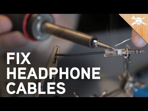 how to repair earbuds wires