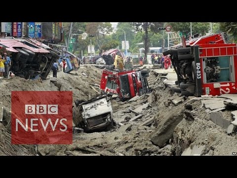 Massive Taiwan gas explosion kills 24 - BBC News