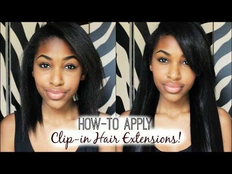 how to apply hair extensions
