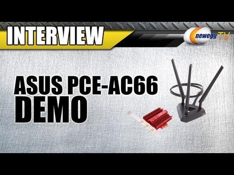 adapter - http://www.newegg.com | Wireless Adapter: http://bit.ly/YapiuX 33-320-136 Nick from ASUS stopped by today to show us their new PCE-AC66 PCI Express adapter b...