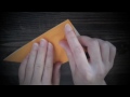 Оригами видеосхема тыквы для Хэллоуина 3