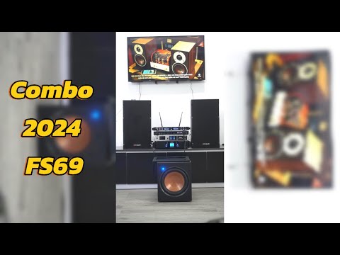DÀN KARAOKE GIA ĐÌNH CHÍNH HÃNG CAO CẤP 2024FS69