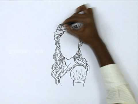how to draw a queen