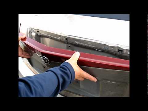 How to Remove 3rd Brake Light from 2003 to 2006 Cadillac CTS for Repair