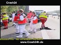 Schwerer Busunfall mit Kinder auf BAB 61 am 04.10.07.bei Wor