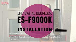 video thumbnail EPIC ES-F9000KR Digital Door Lock youtube