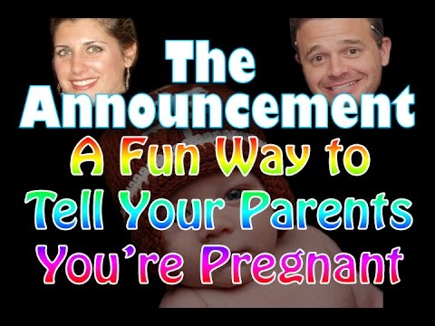 how to tell your parents you're pregnant