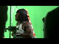 Ace Hood on the set of DJ Khaled\