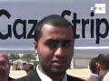 Cementerio de empresas en Gaza denuncia el bloqueo israelí.