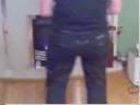 Tracy Plays Hula Hoop On Wii Fit