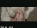 funny cow beating up person but looses